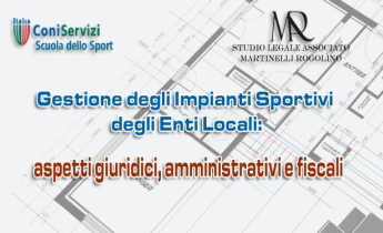 gestione impianti sportivi corso coni