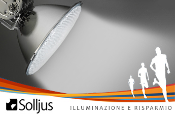 Solljus, illuminazione, impianti sportivi, sport, risparmio, energia,