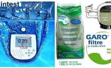 prodotti per la filtrazione e l'analisi dell'acqua di piscina