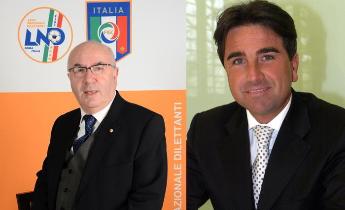 Carlo Tavecchio LND con Roberto Pella di ANCI