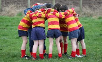 bambini squadra di calcio