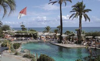piscina, esterna, hotel, Sanremo, mare,