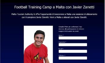 collaborazione, turismo sportivo, sport, calcio, calciatore, Malta, Javier Zanetti, promozione,