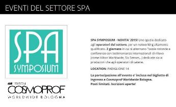 evento, formazione, benessere, spa, mercato, progettazione,