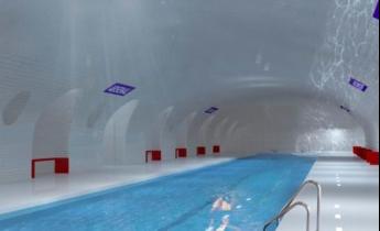 Piscina nella metro di Parigi